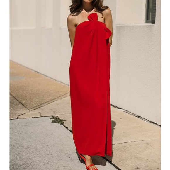 NWT, Antonio Melani × Elizabeth Damrich Radzwill Crepe Strapless Dress Size 6 - Picture 13 of 16